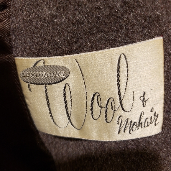 Vintage Mohair and Wool Coat - Picture 6 of 8